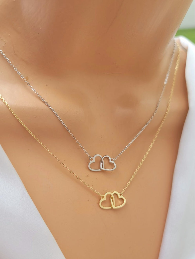.925 sterling silver heart necklaces