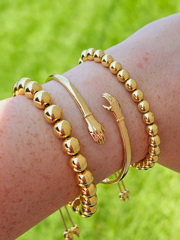 18k real gold plated bracelets