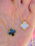 .925 sterling silver clover necklaces