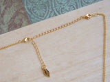 18k real gold plated 2in necklace extension and 15mm lobster clasp