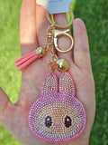 Fashion keychain with crystals