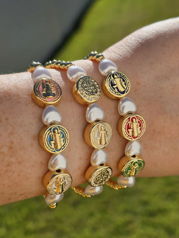 18k gold plated San Benito bracelets