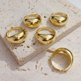 18k gold plated minimalist ring