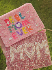 Fashion seed beads coin purse