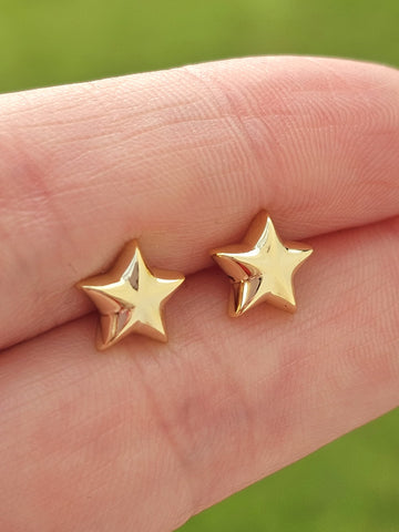 .925 sterling silver star earrings