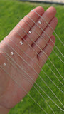 .925 Sterling silver chain necklaces