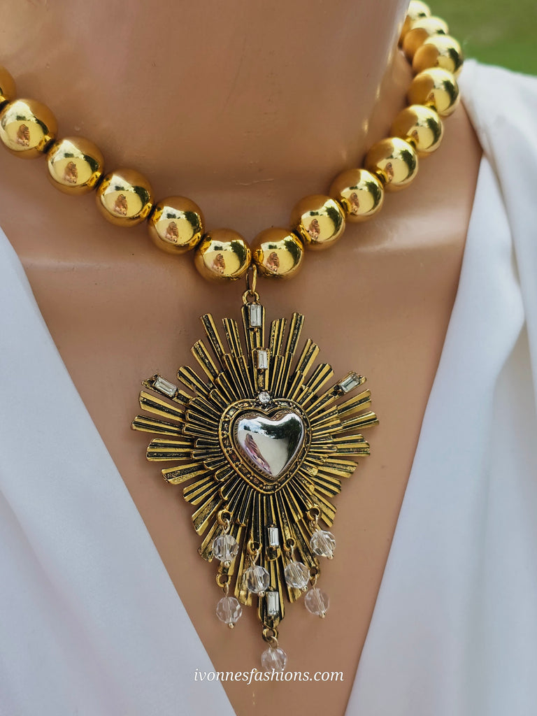 18k gold plated sacred necklaces