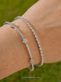.925 sterling silver tenis CZ bracelets