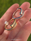 .925 sterling silver nail rings