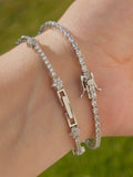 .925 sterling silver tenis CZ bracelets