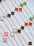 Stainless steel clover necklaces