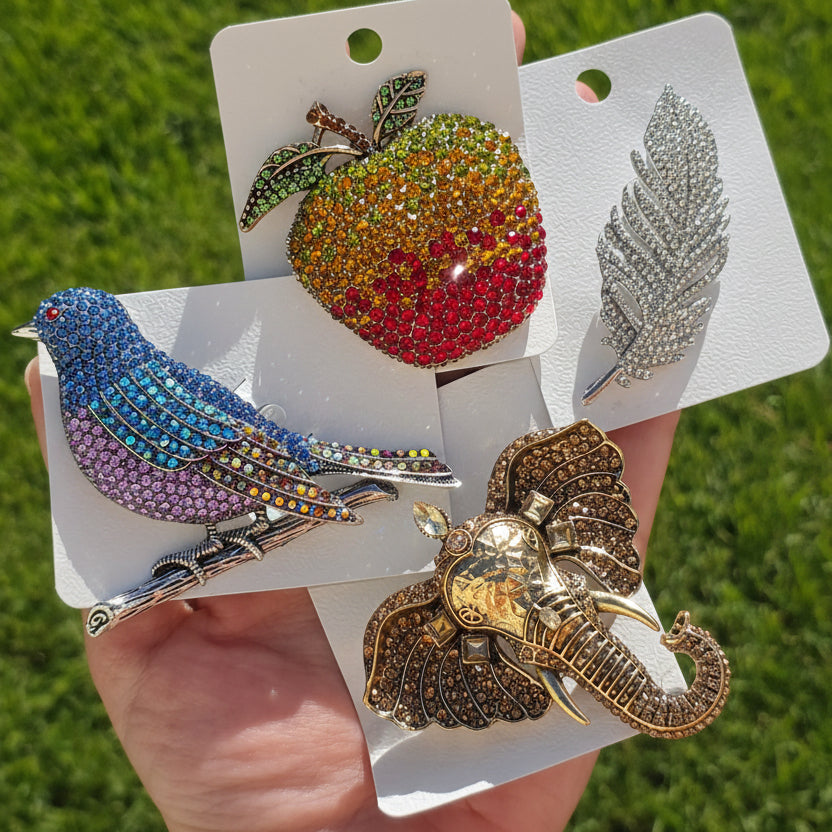 Fashion Crystal Brooch pin