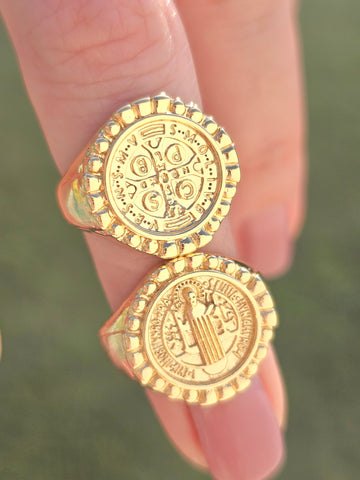 18k gold plated San Benito rings
