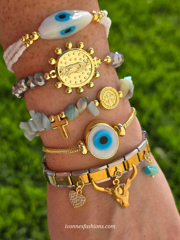 18k gold plated bracelets