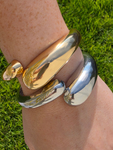 18k gold plated drop bracelets