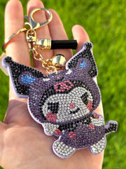 Fashion keychain with crystals