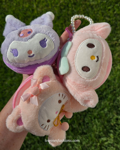 Fashion kitty keychain /coinbag