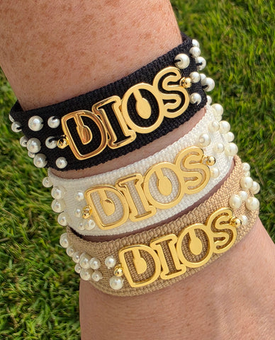18k gold plated Dios bracelets