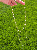 .925 Sterling silver natural freshwater pearl 24 & 36 in necklace