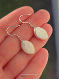 .925 Sterling silver and natural freshwater pearl dangling earrings
