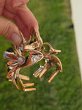 Fashion flower hair claw clip
