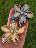 Fashion flower hair claw clip