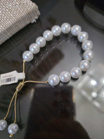 Gold Plated Pearl Bracelet