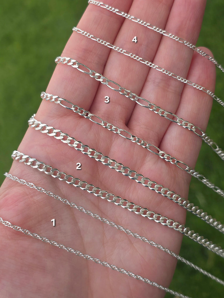 .925 Sterling silver chain necklaces (copia)