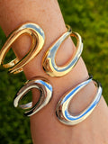 18k gold plated bangle bracelets