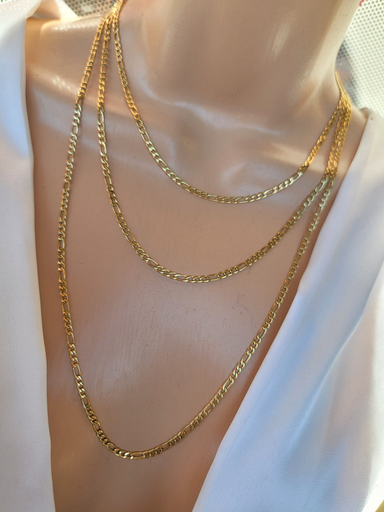 Stainless steel 16,18 & 24in chain necklace