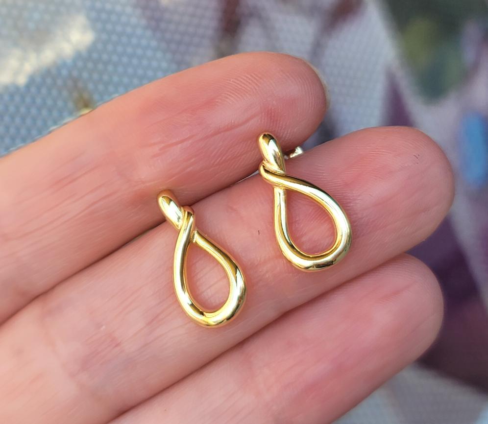 .925 Sterling silver minimalist earrings
