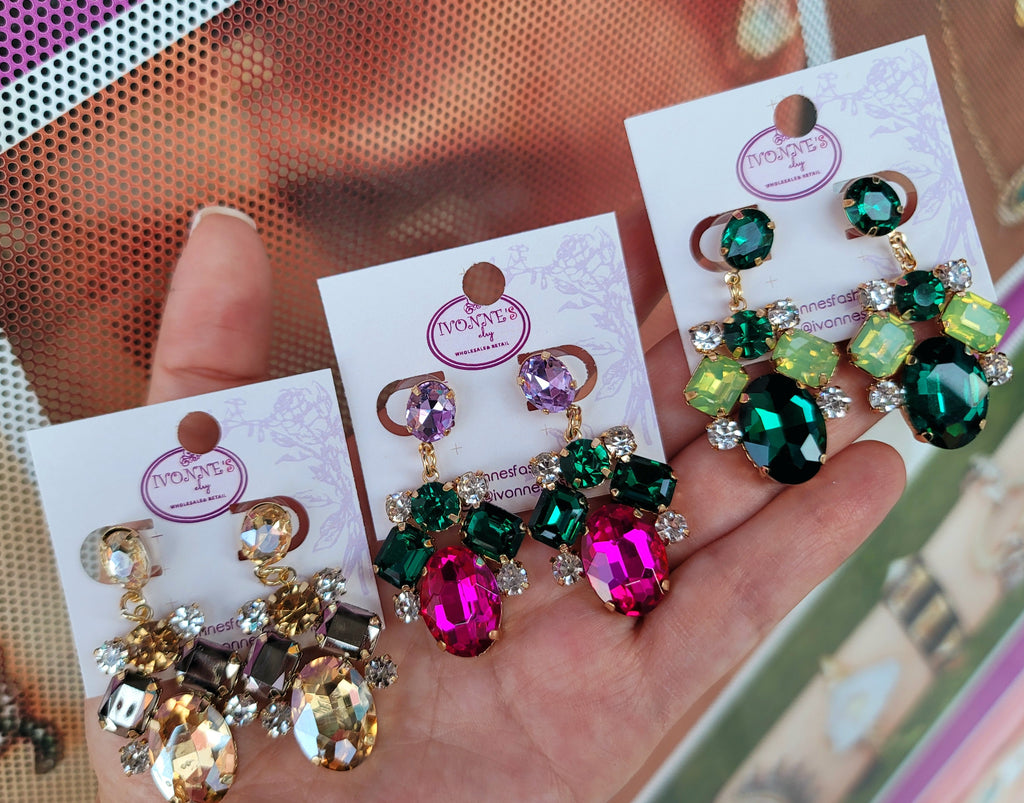 Fashion crystal earrings