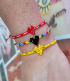 Fashion seed bead heart bracelets
