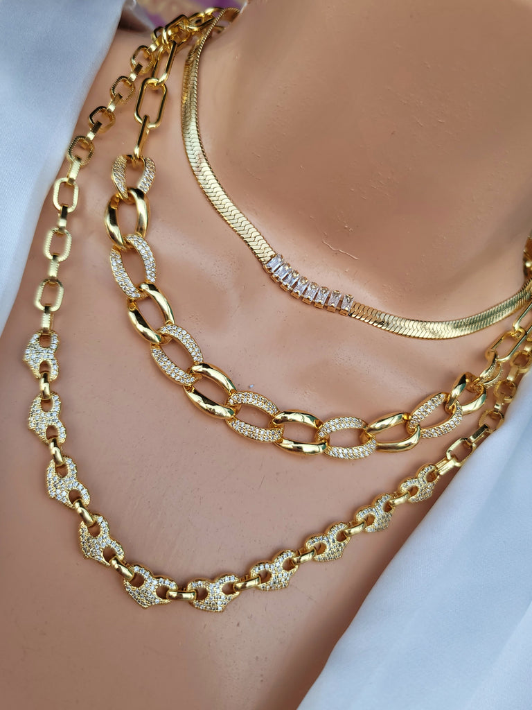 18K Gold plated necklaces