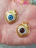 18K Gold plated Eye Pendants