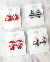 Fashion christmas stud earrings