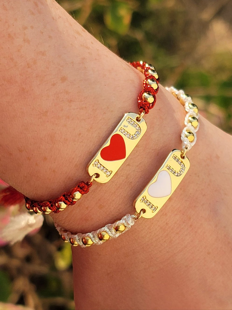 18k gold plated LOVE bracelet