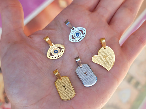 Stainless stell charms