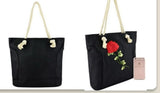 Fashion beach roses handbag