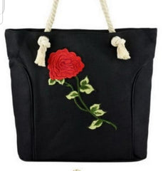 Fashion beach roses handbag