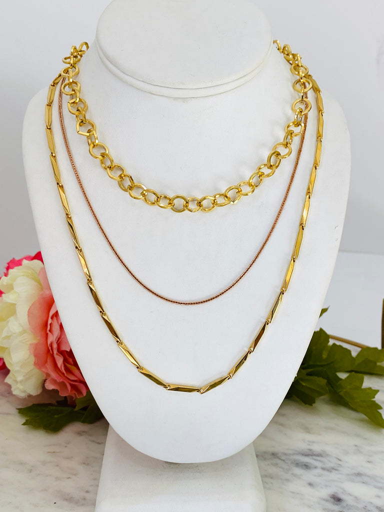 Stainless Steel Necklace Set