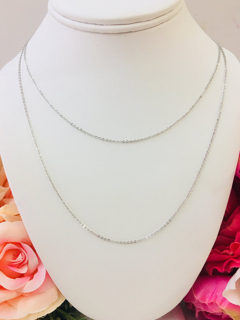 .925 Sterling Silver chain Necklace