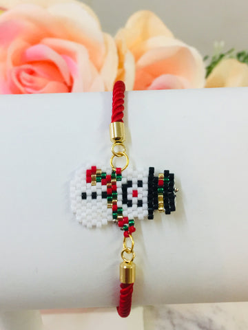 Snowman Miyuki Seed Bracelet