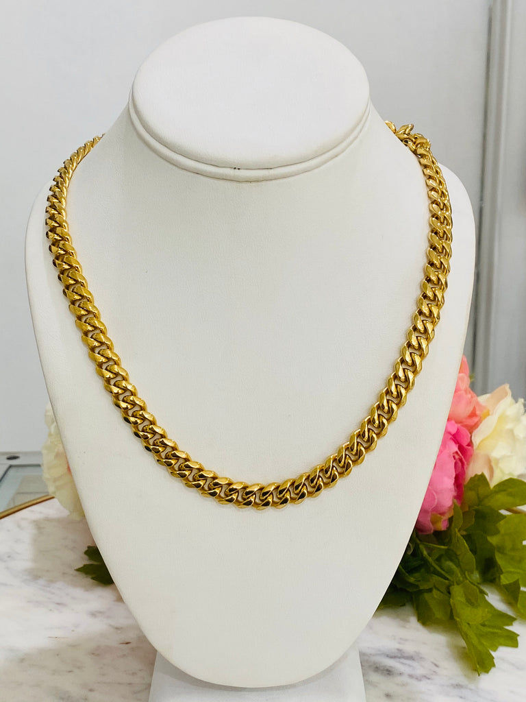 Stainless steel 24” chain necklace