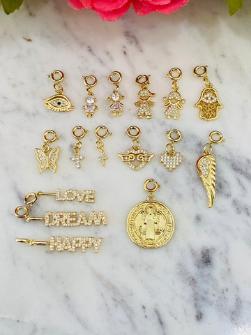 18k real gold plated pendants