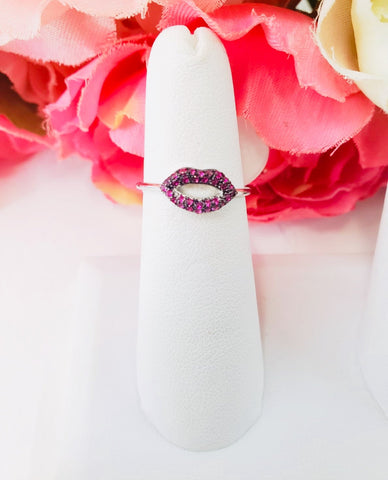 .925 Sterling Silver Kiss Rings
