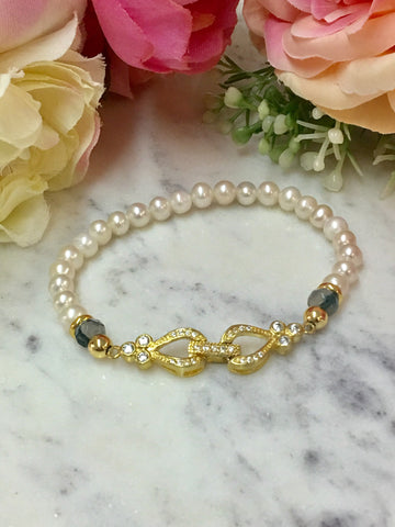 24k Real Gold Plated And Freshwater Pearls