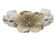 Fashion Flower With Shell Bangle