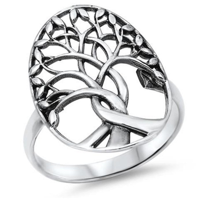 Sterling Silver Tree of Life ring